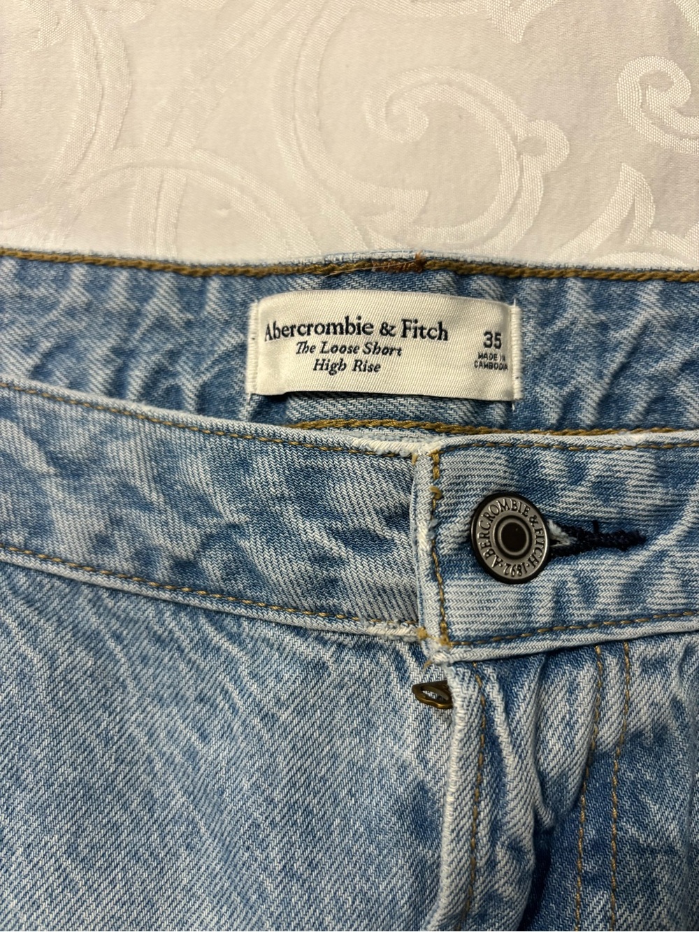 Abercrombie Loose short high rise size 35 (approximately size 20) NWT curvy 90’s - Picture 2 of 4